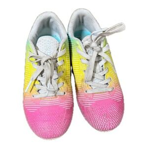 Brava Kids Rainbow Cleats Sports Soccer Lacrosse Football Size 10 Girls